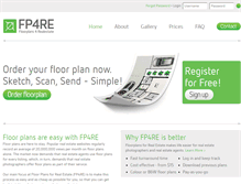 Tablet Screenshot of floorplansforrealestate.com